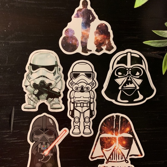 Star Wars Other - Star Wars Jedi Skywalker Darth Stickers Decals 5pk